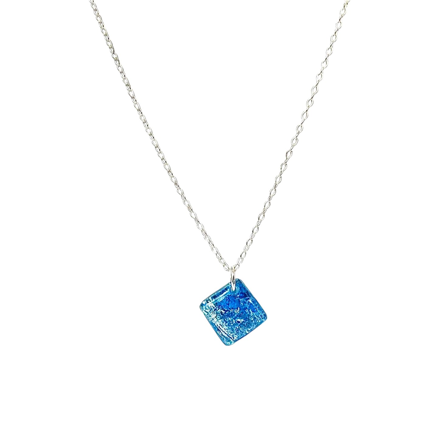 CD Gem Pendant on Sterling Silver Chain