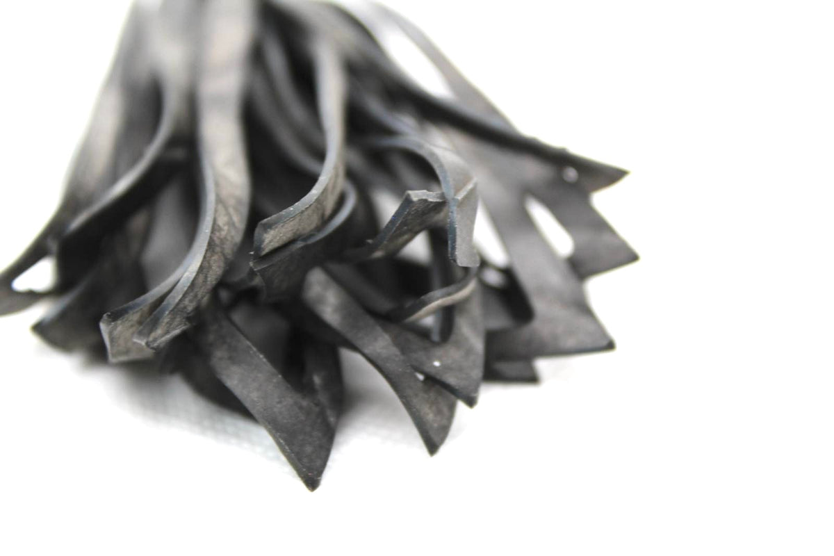 Shaggy Rubber Hook Statement Earrings