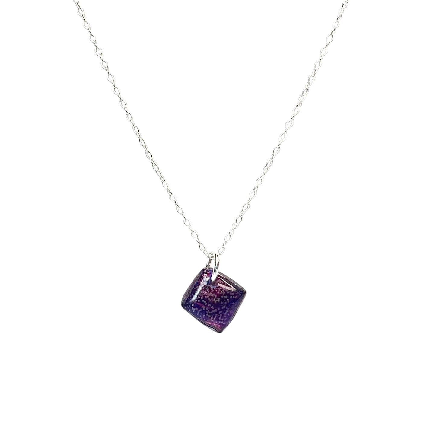 CD Gem Pendant on Sterling Silver Chain