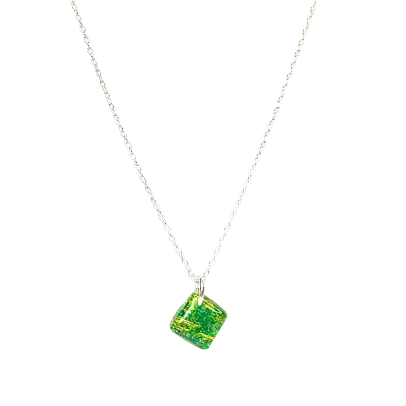 CD Gem Pendant on Sterling Silver Chain