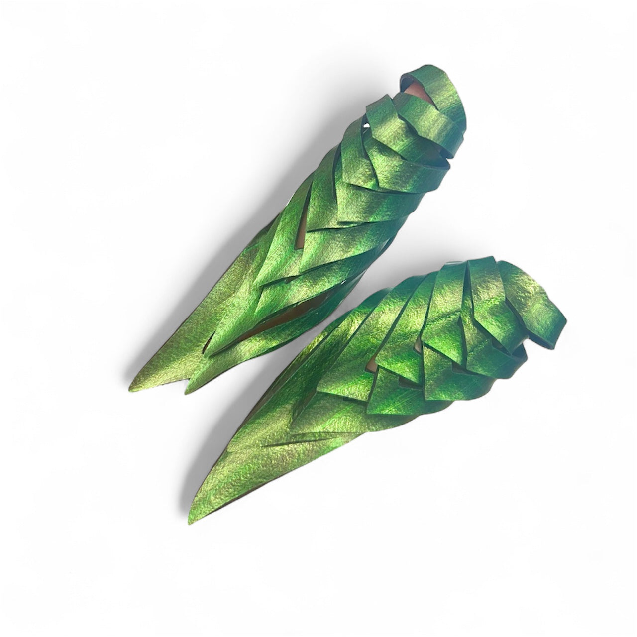 Rubber Leaf Earrings