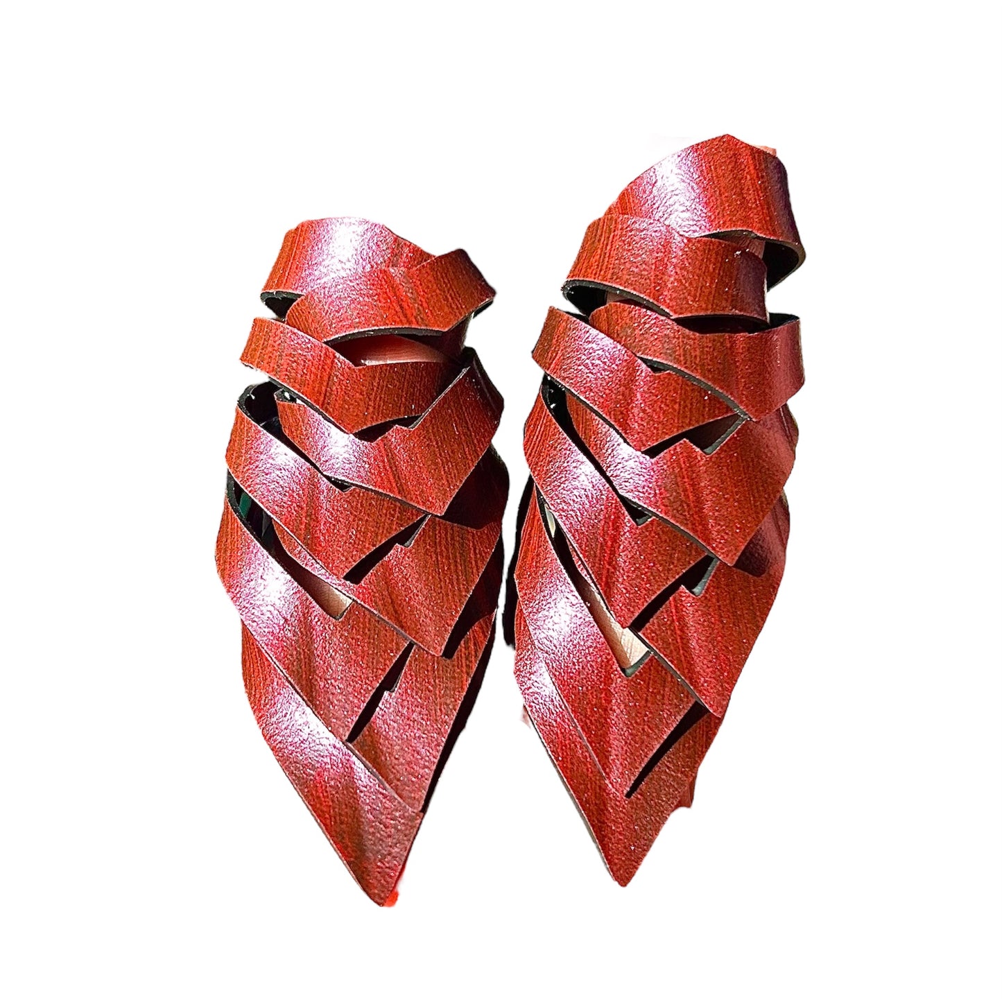 Rubber Leaf Earrings