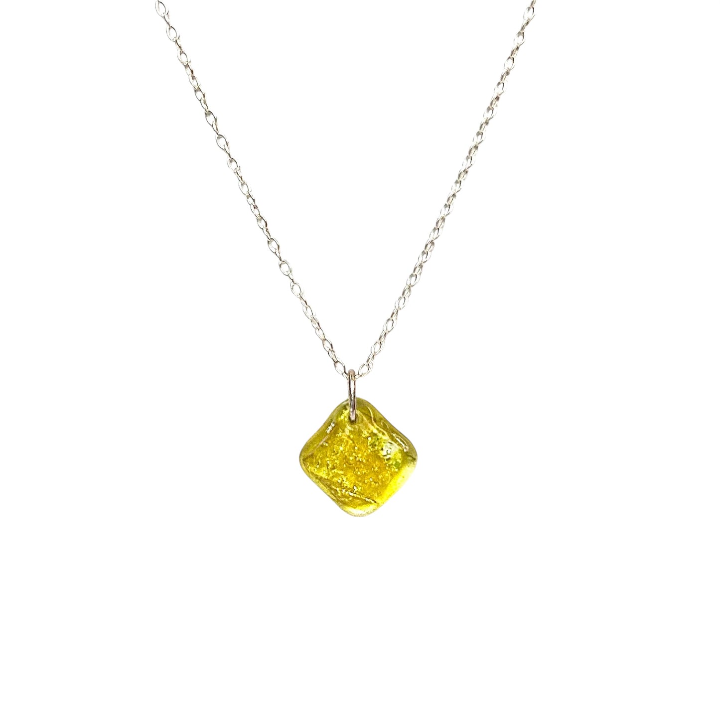 CD Gem Pendant on Sterling Silver Chain