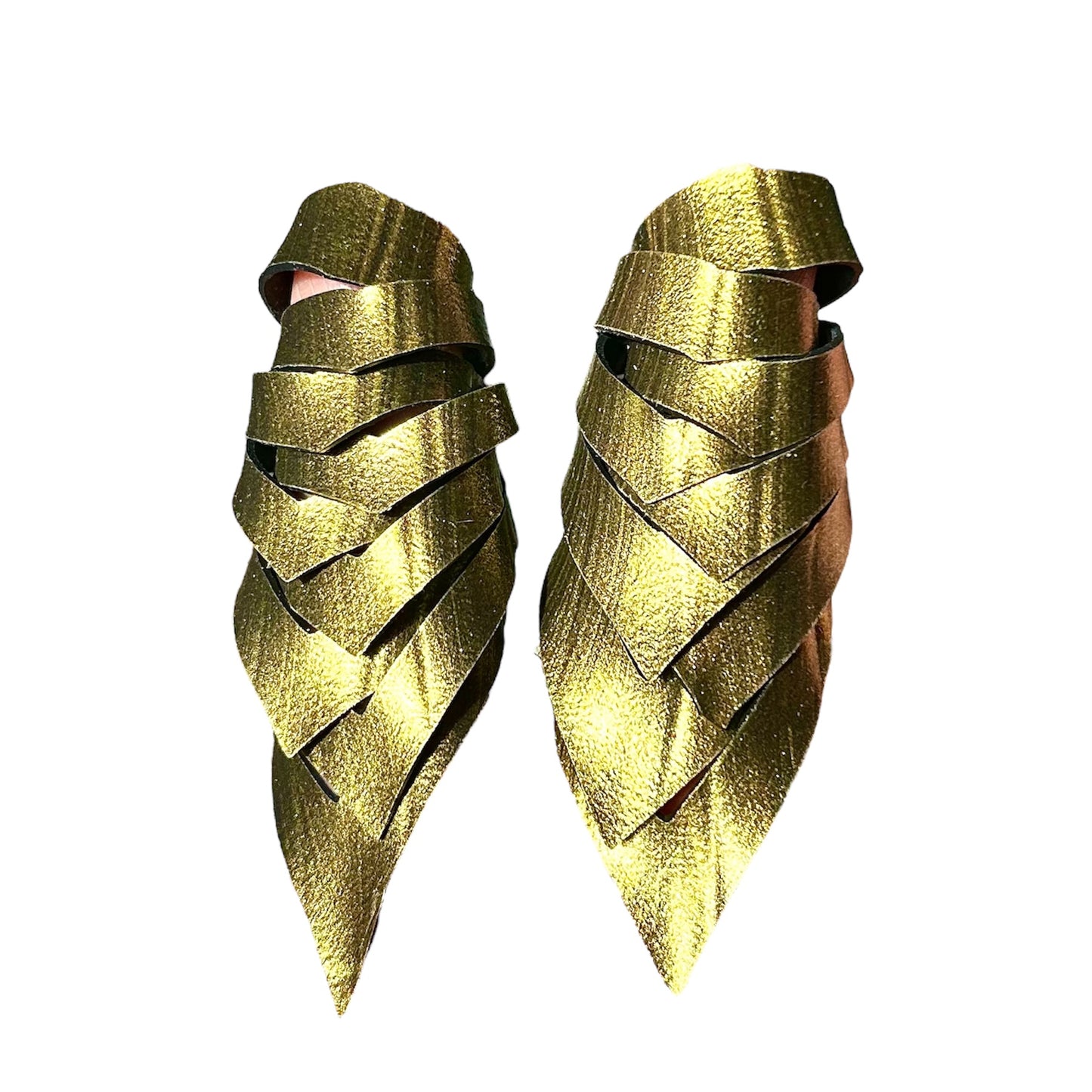 Rubber Leaf Earrings