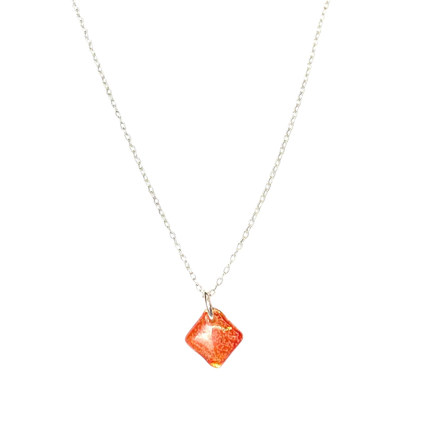 CD Gem Pendant on Sterling Silver Chain