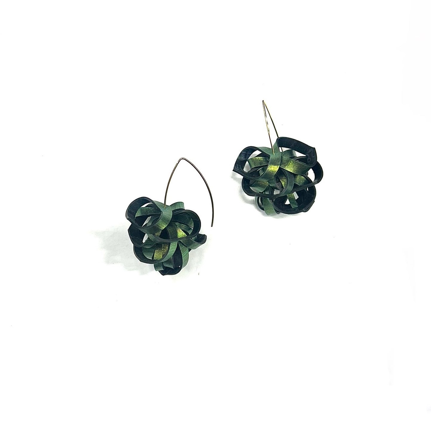 Rubber Pom Pom Earrings