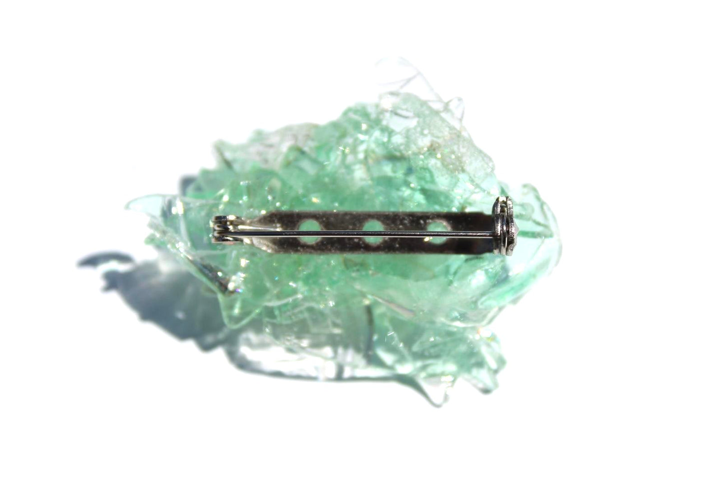 'Shattered' CD Seaglass Brooch