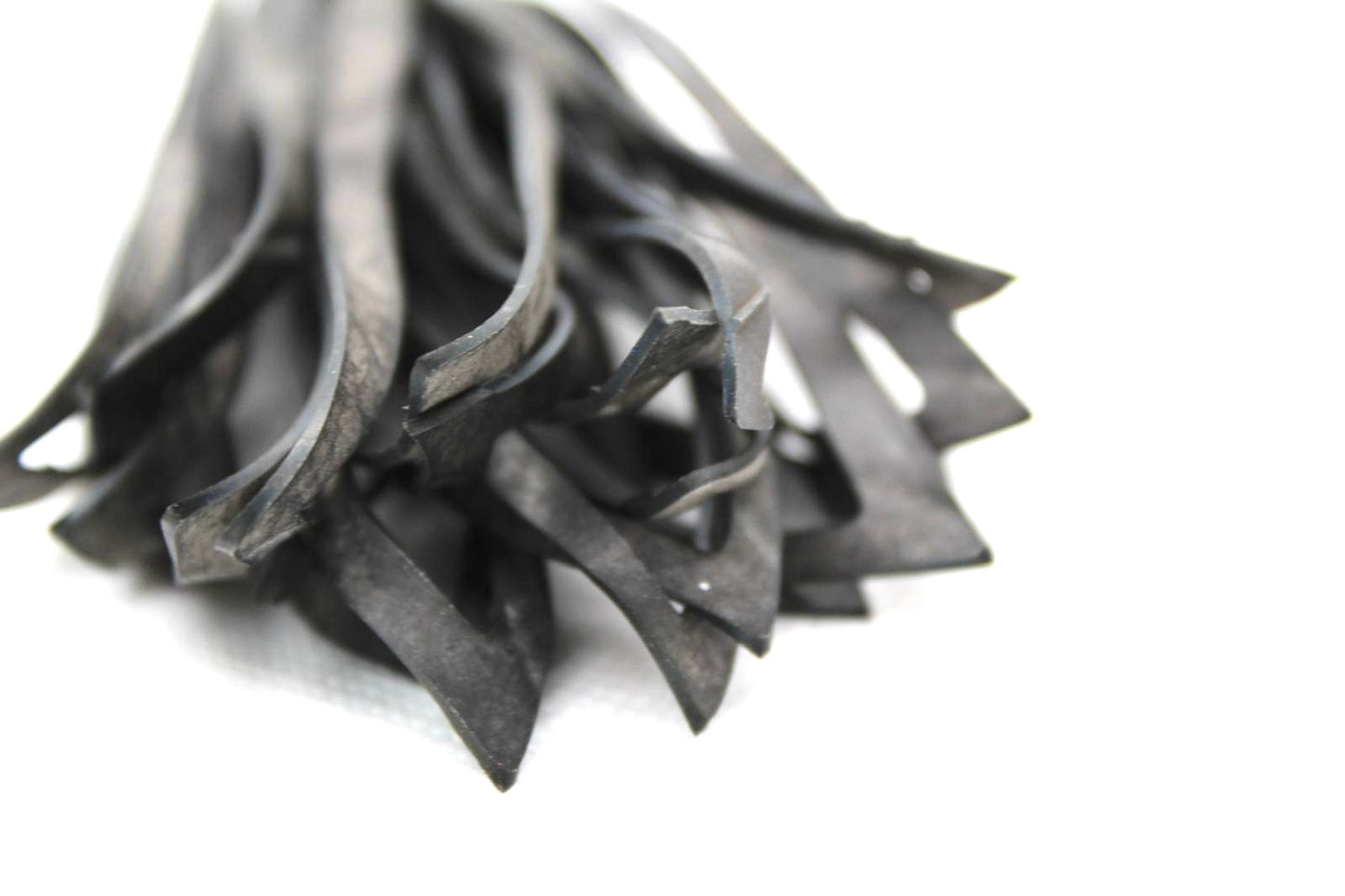 Shaggy Rubber Hook Statement Earrings