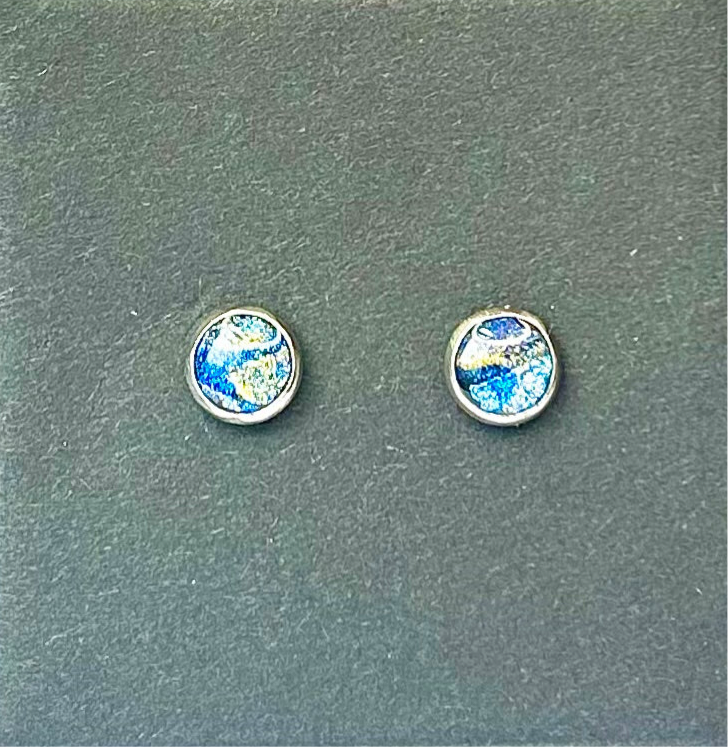 Inner tube studs hand painted