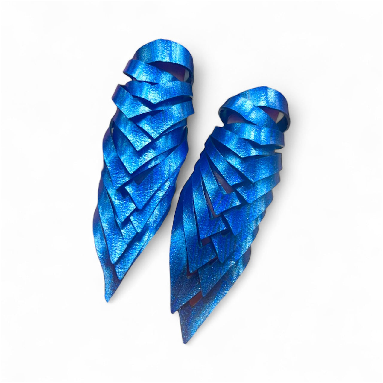 Rubber Leaf Earrings