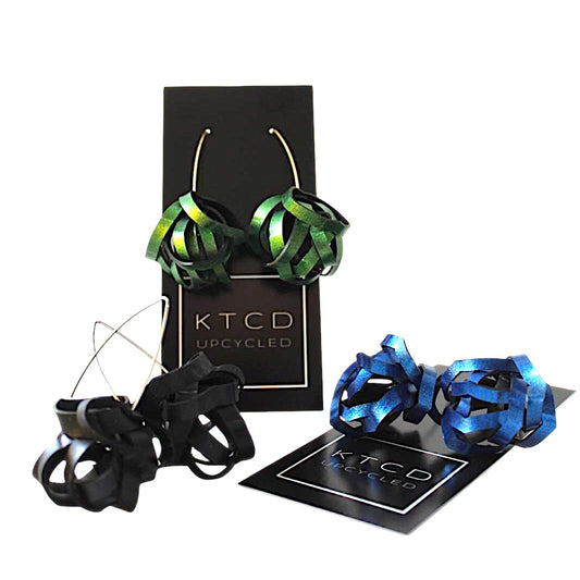 Rubber Pom Pom Earrings