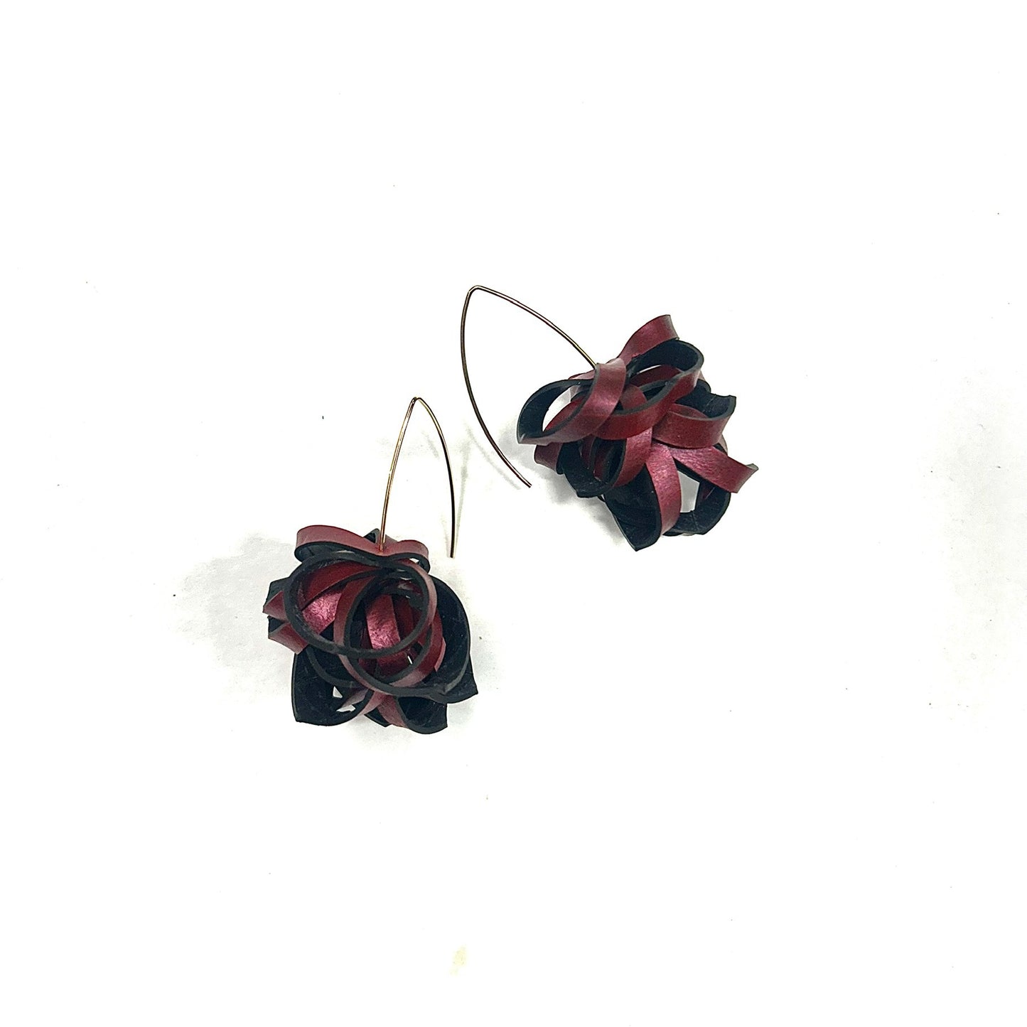 Rubber Pom Pom Earrings