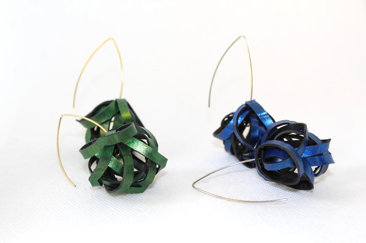 Rubber Pom Pom Earrings