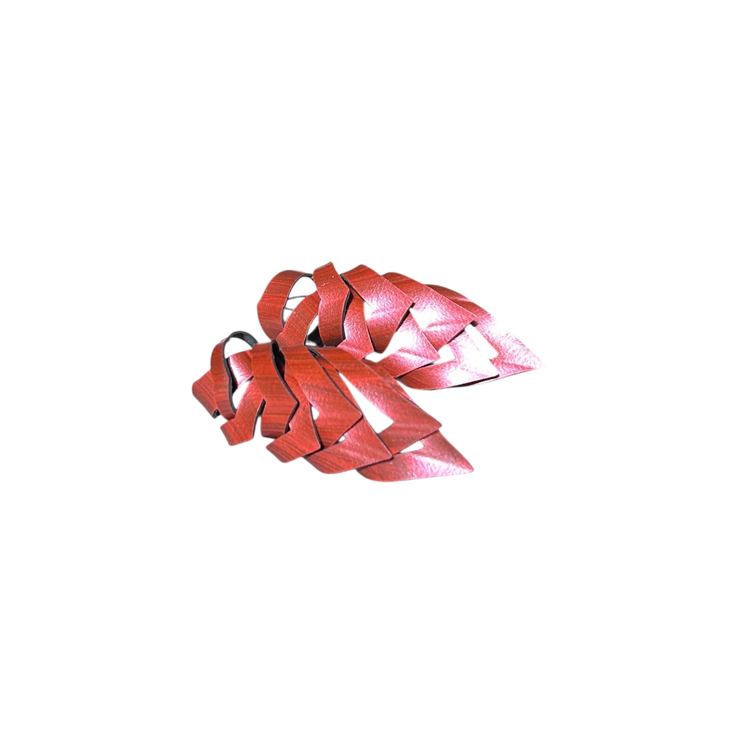 Rubber Leaf Earrings