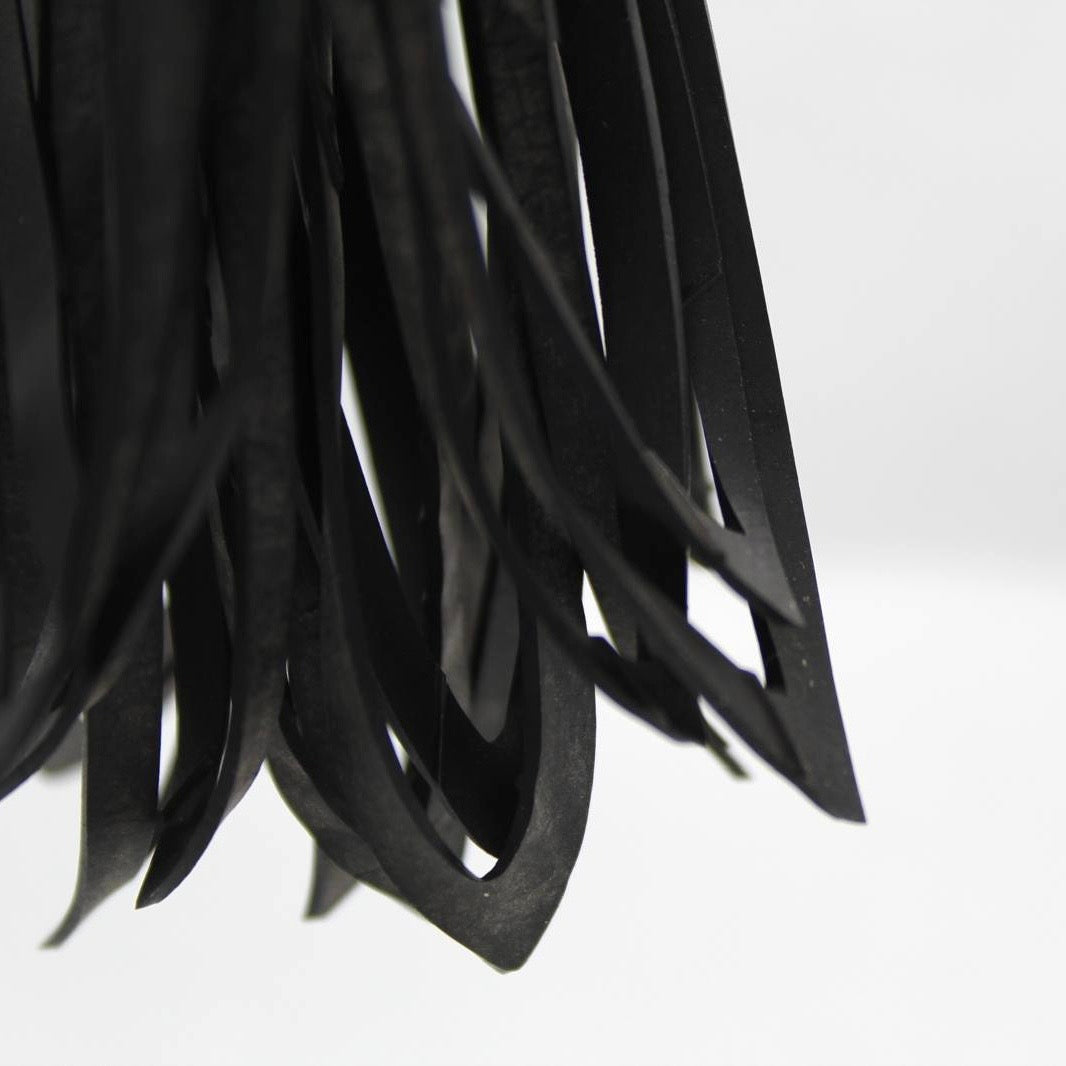 Shaggy Rubber Hook Statement Earrings