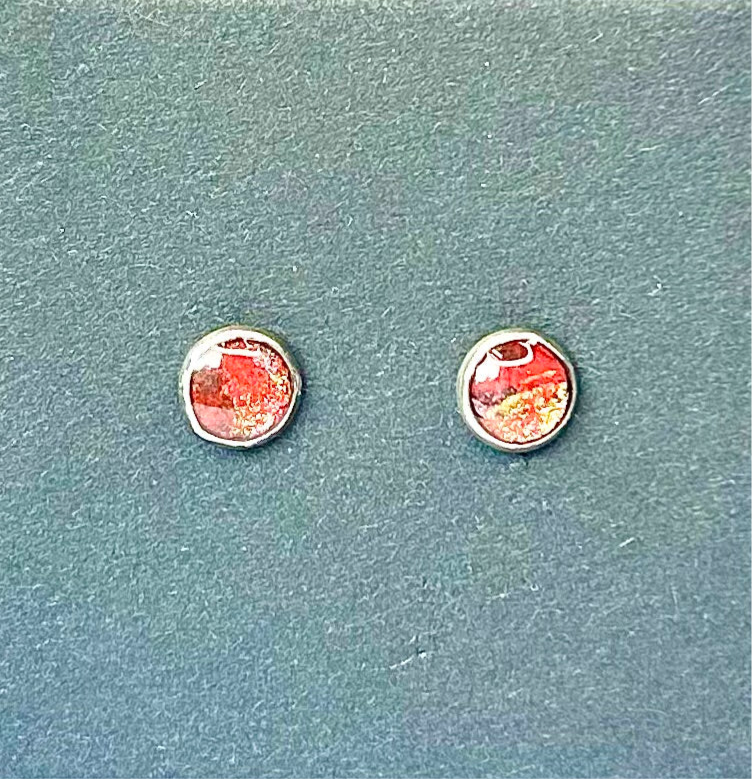 Inner tube studs hand painted