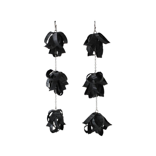 Three Tier 'Popcorn' Statement Earrings
