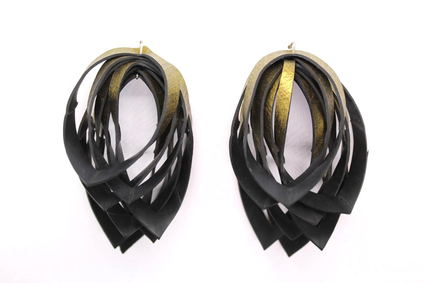 'Angel Wings' Inner tube earrings