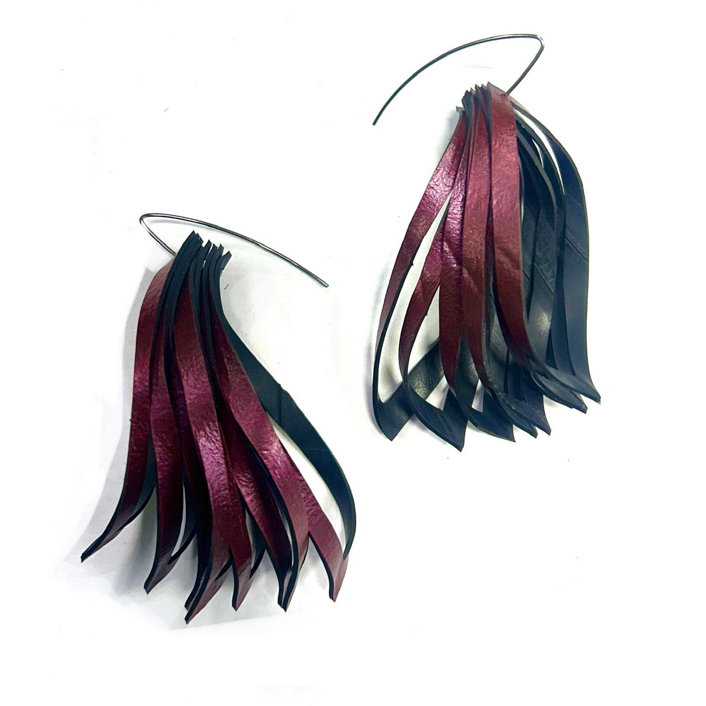 'Angel Wings' Inner tube earrings