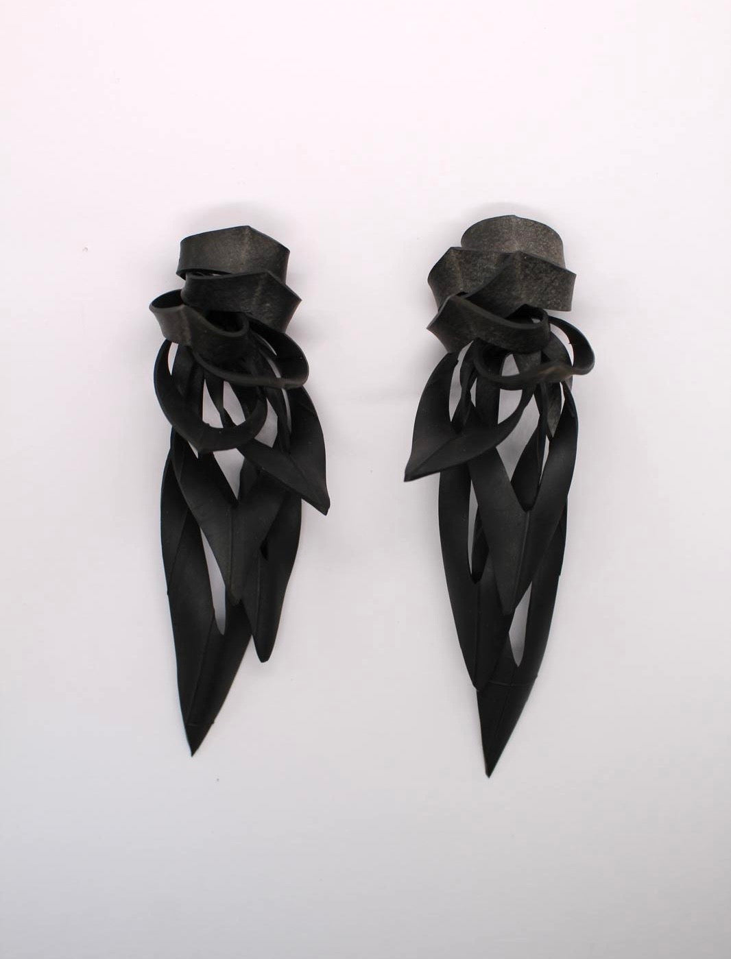 Abstract 'Leaf' Statement Earring