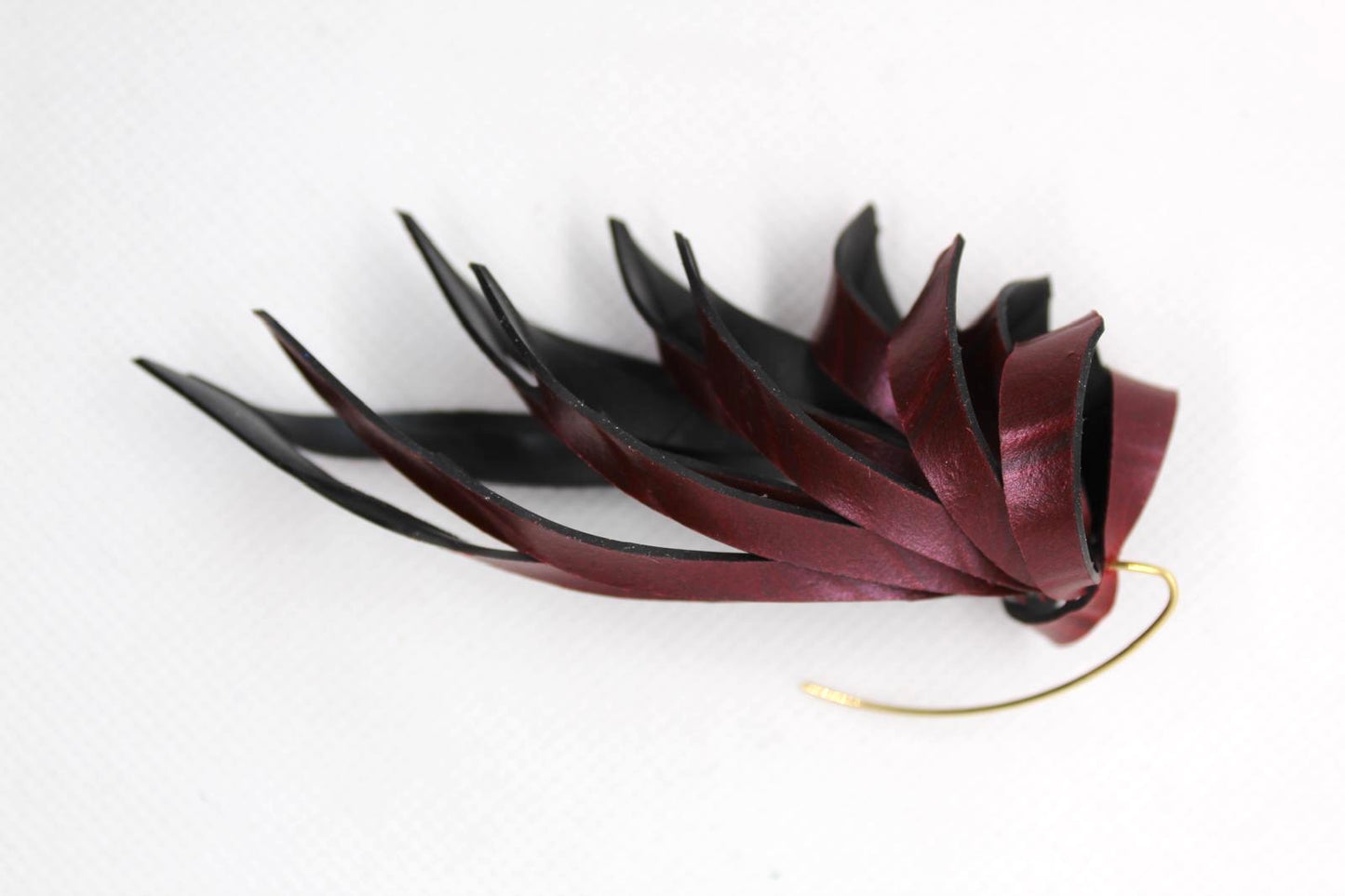Abstract 'Leaf' Statement Earring