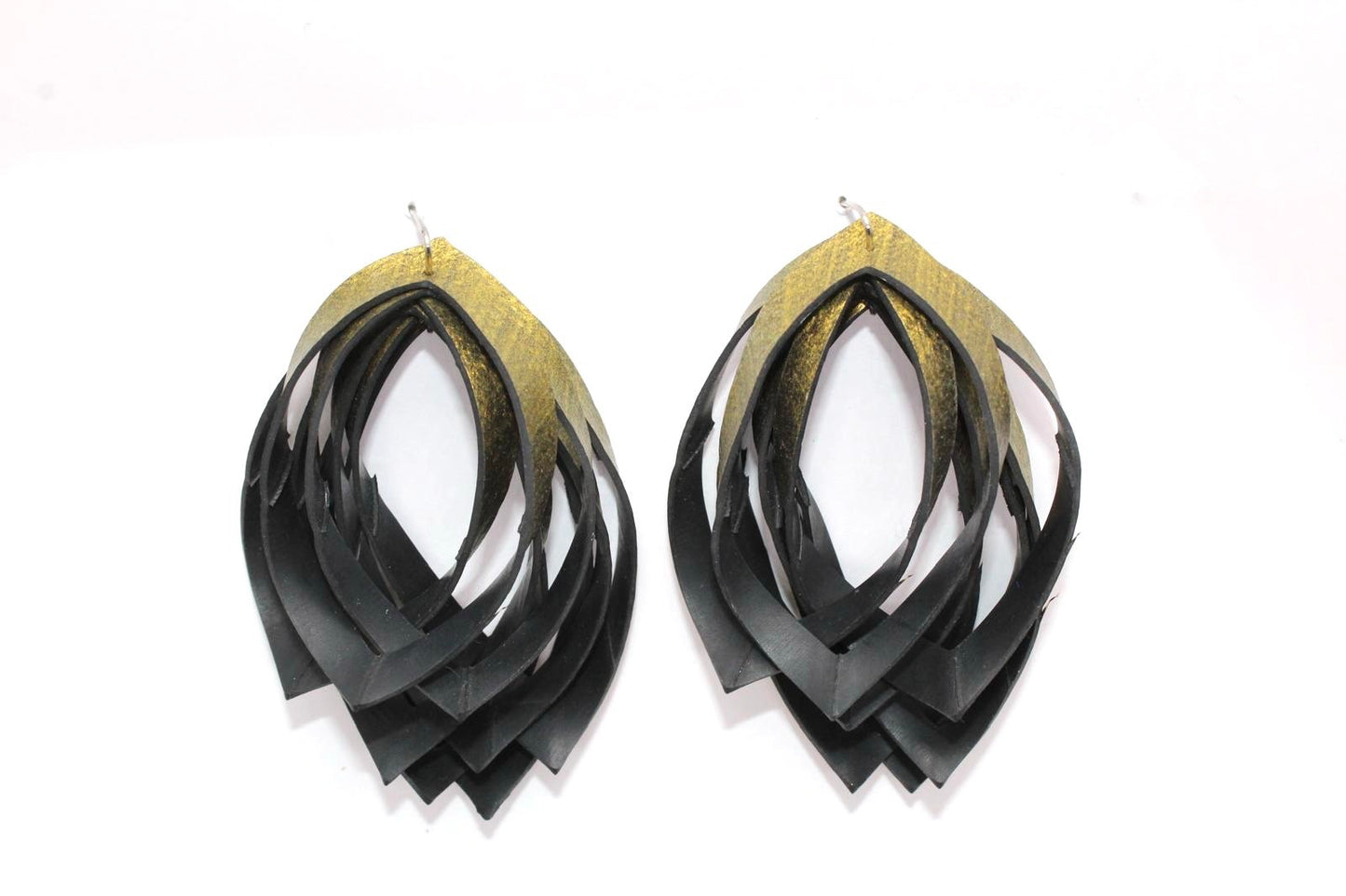 'Angel Wings' Inner tube earrings