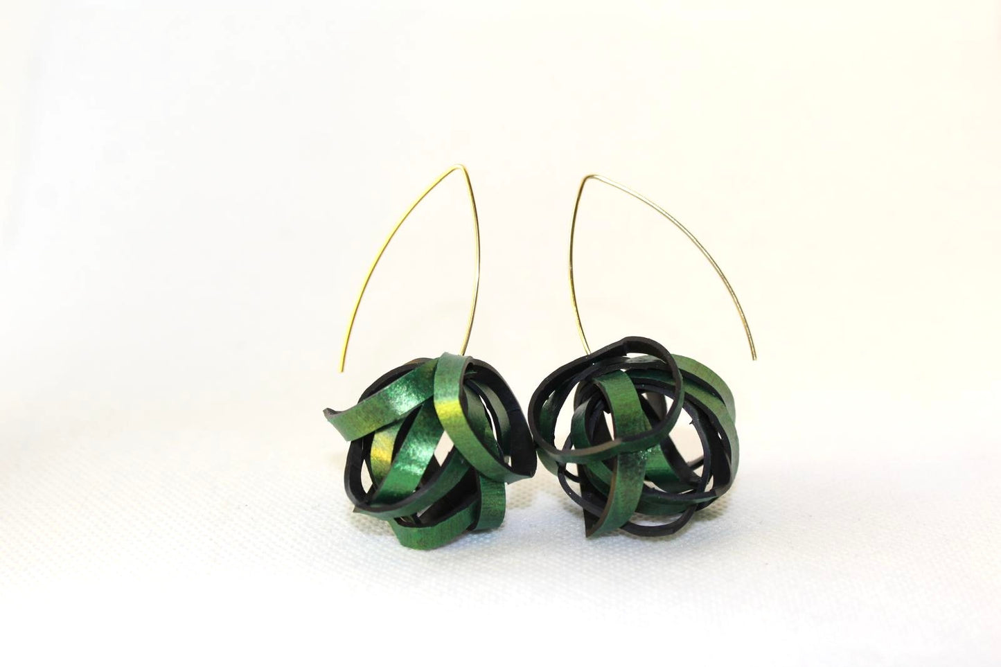Rubber Pom Pom Earrings