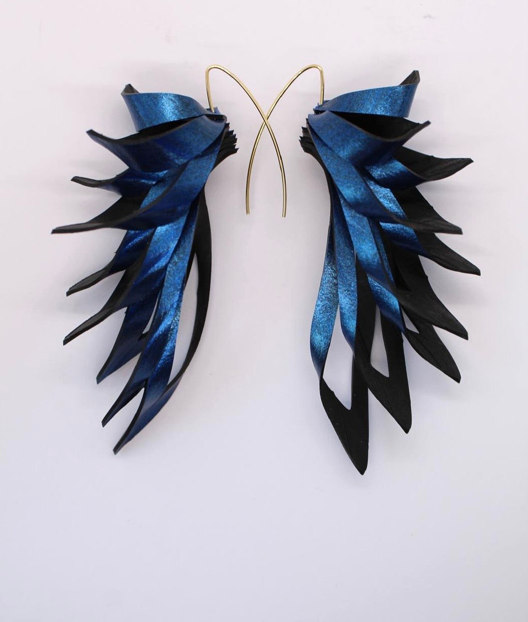 Abstract 'Leaf' Statement Earring