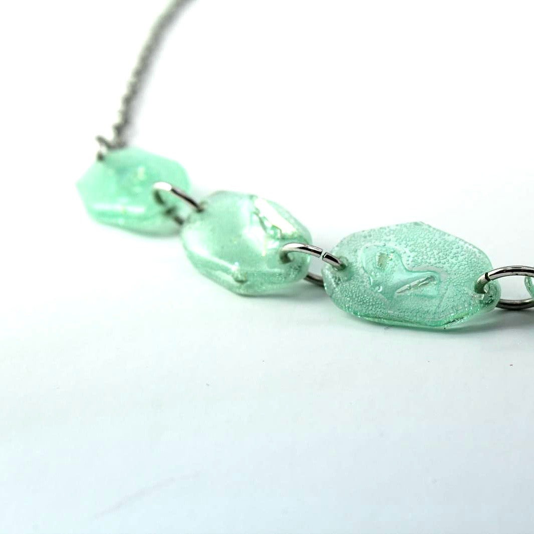 Cd Seaglass Small 'Pebble' Necklace