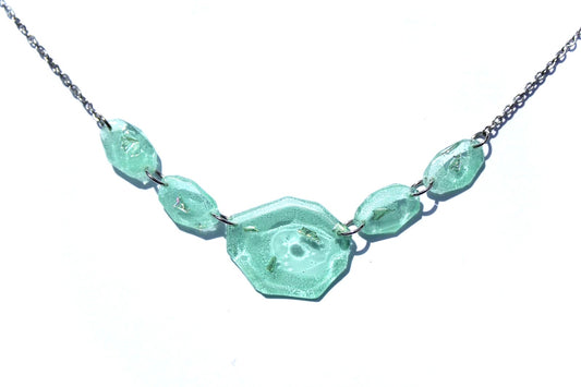 Upcycled CD 'Pebble' New Collection Statement Necklace