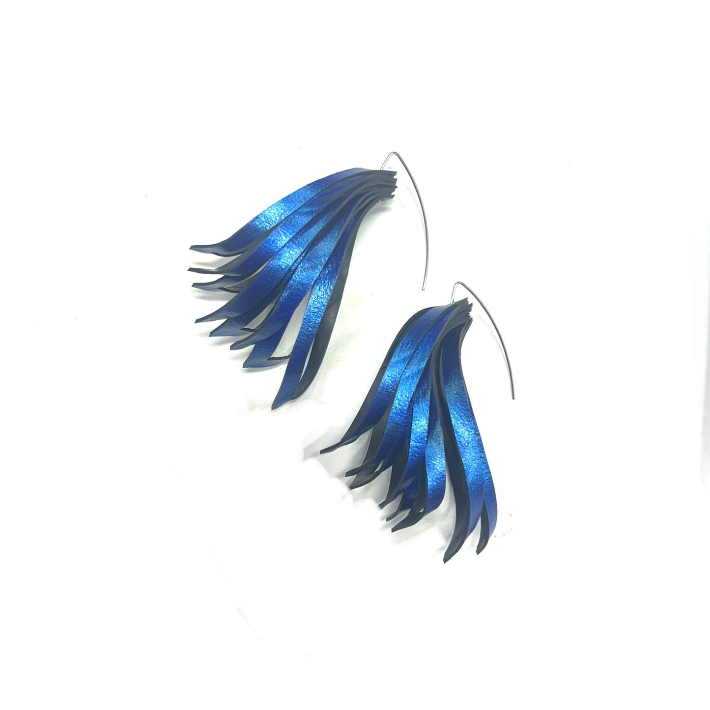 Inner tube earrings 'Angel Wings'