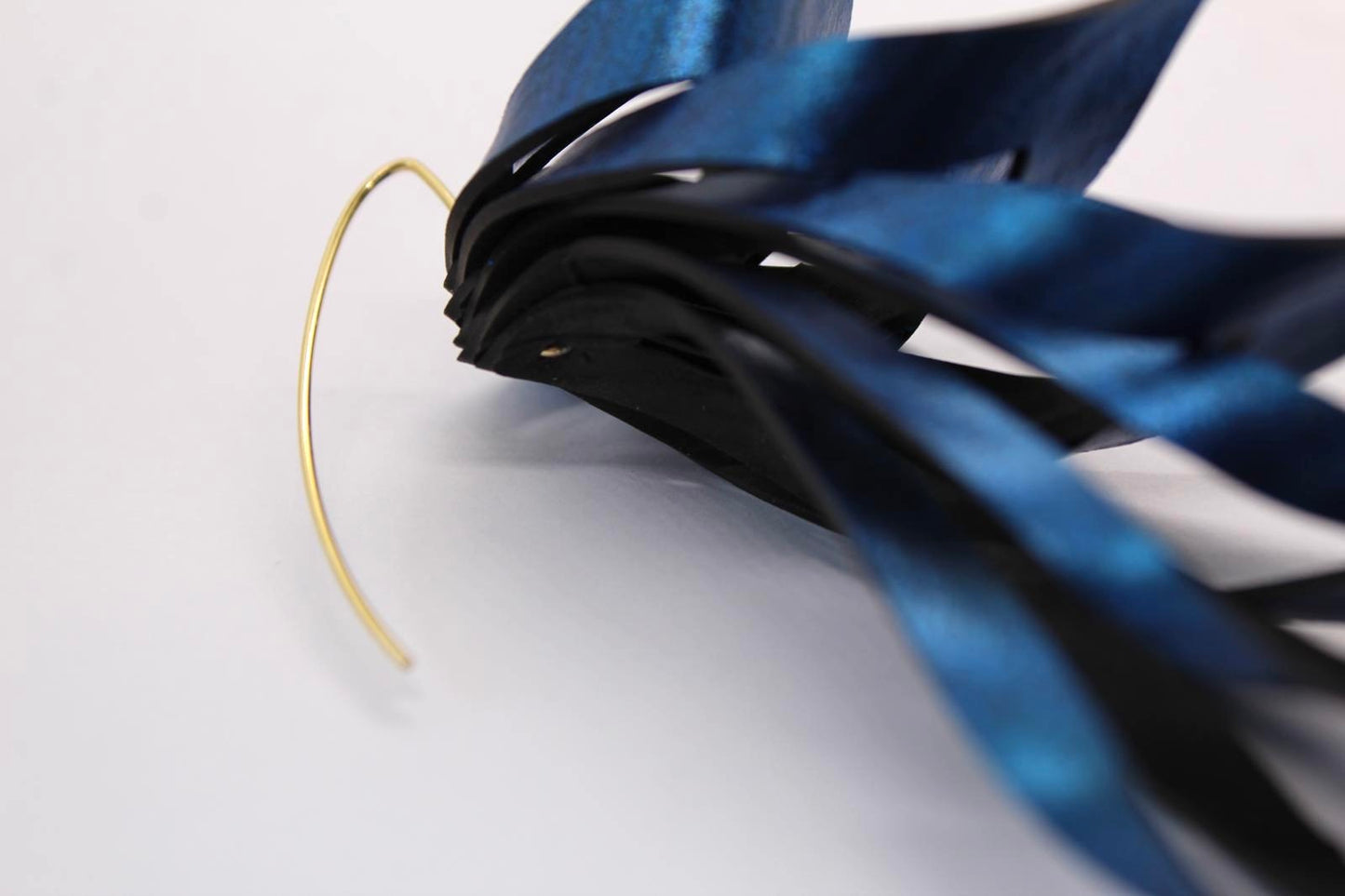 Abstract 'Leaf' Statement Earring