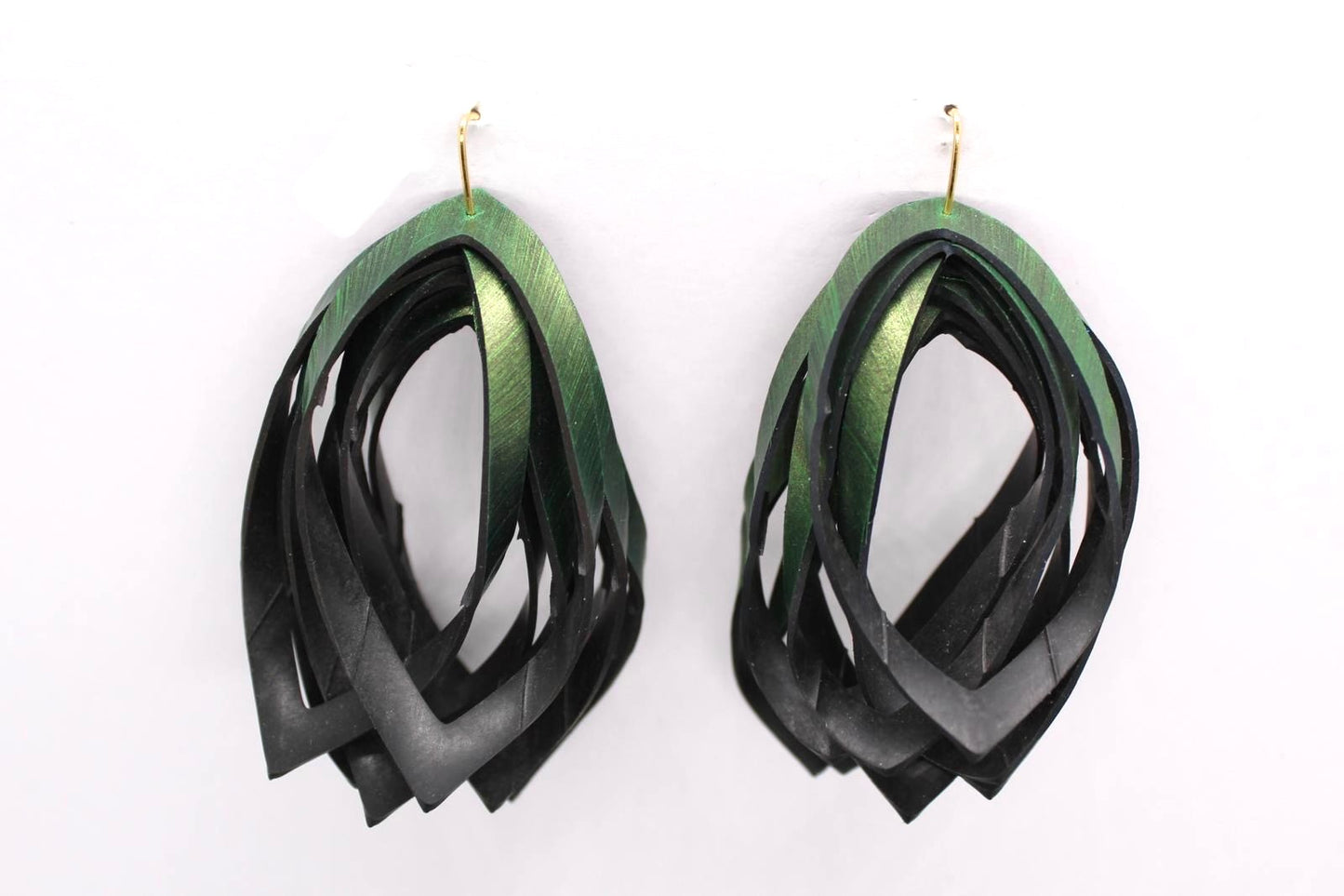 'Angel Wings' Inner tube earrings