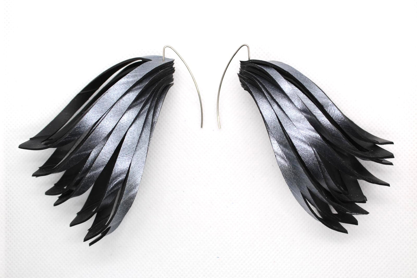 'Angel Wings' Inner tube earrings