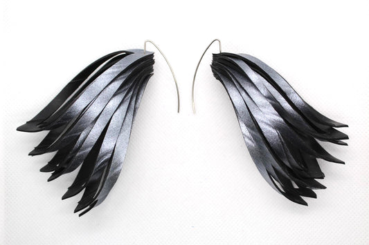 'Angel Wings' Inner tube earrings
