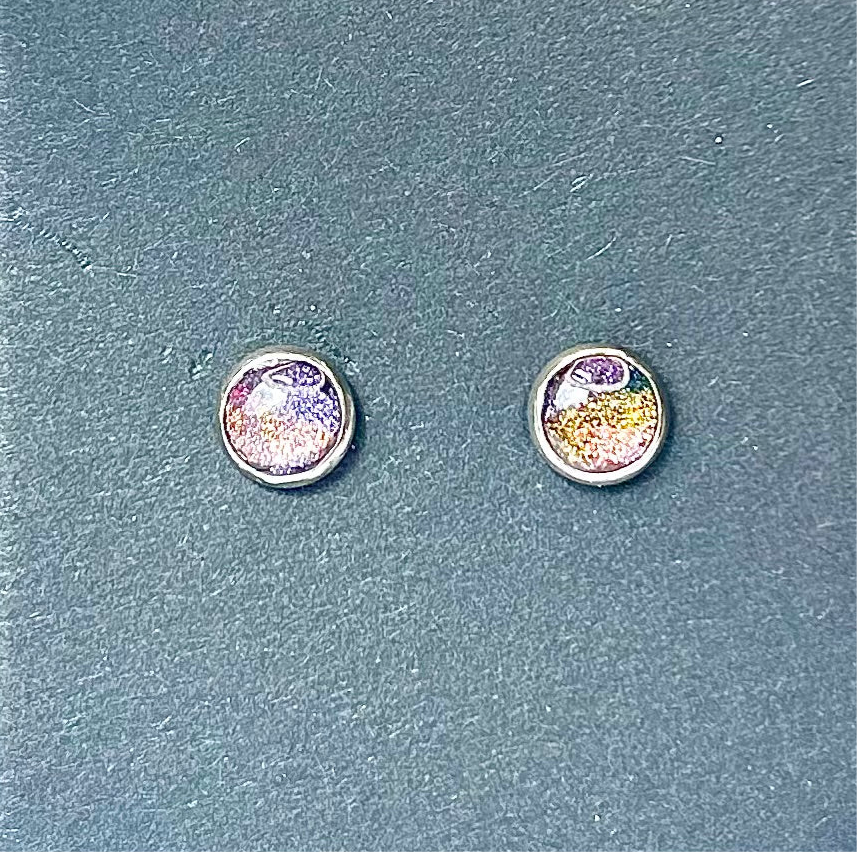 Inner tube studs hand painted