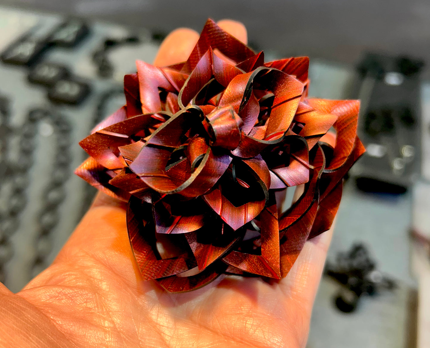 Red Rubber Rose - Valentines Edition - Bicycle inner tube Corsage