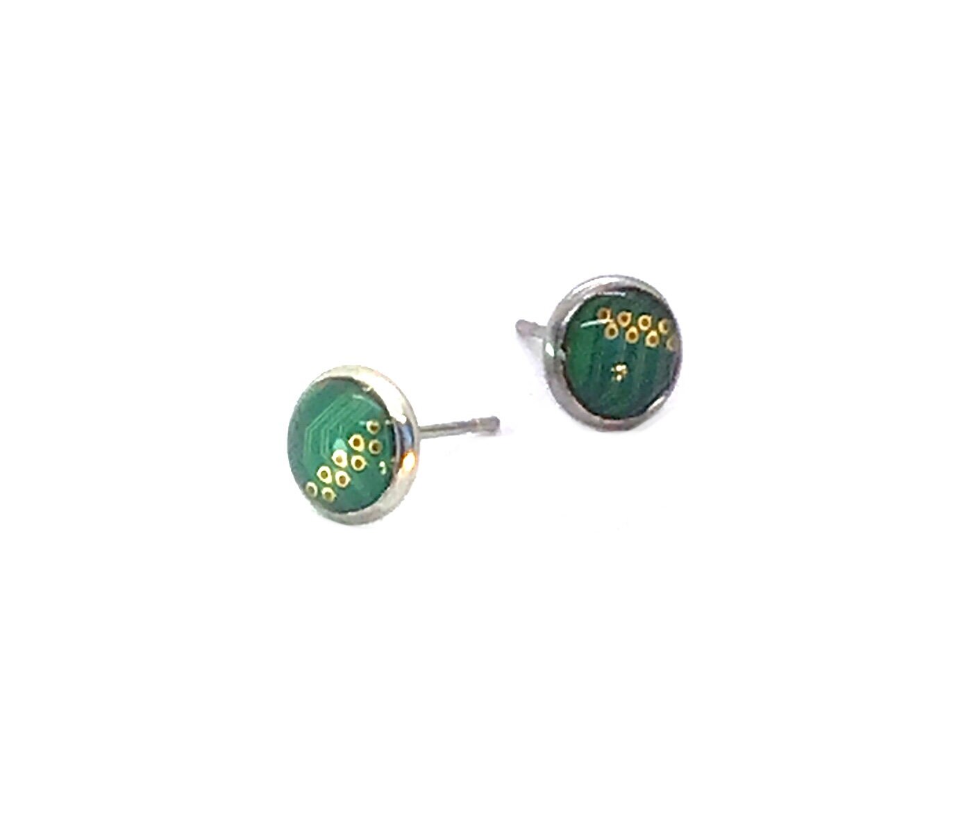 Upcycled Circuit Board Studs 6mm